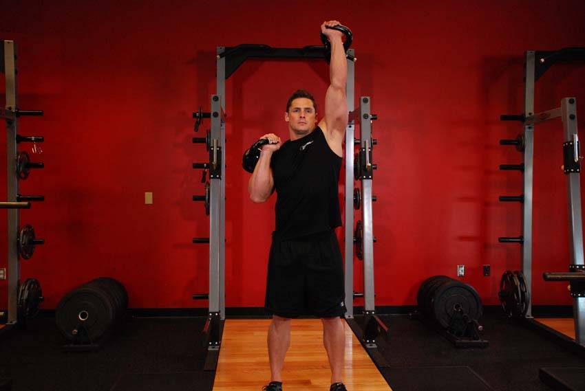 Alternating Kettlebell Press