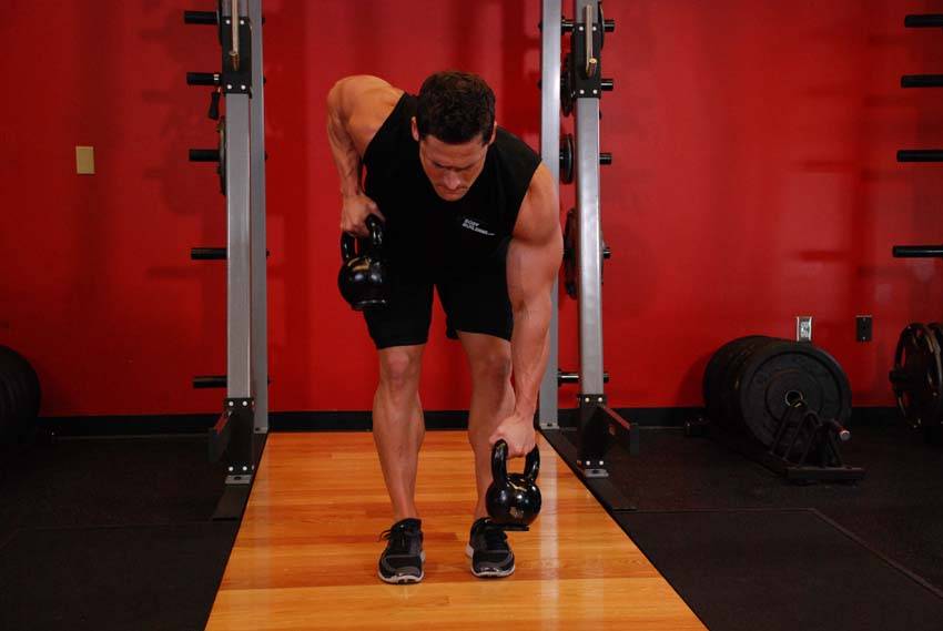 Alternating Kettlebell Row