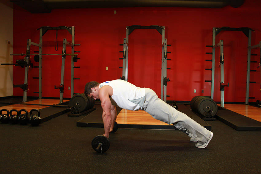 Barbell Ab Rollout