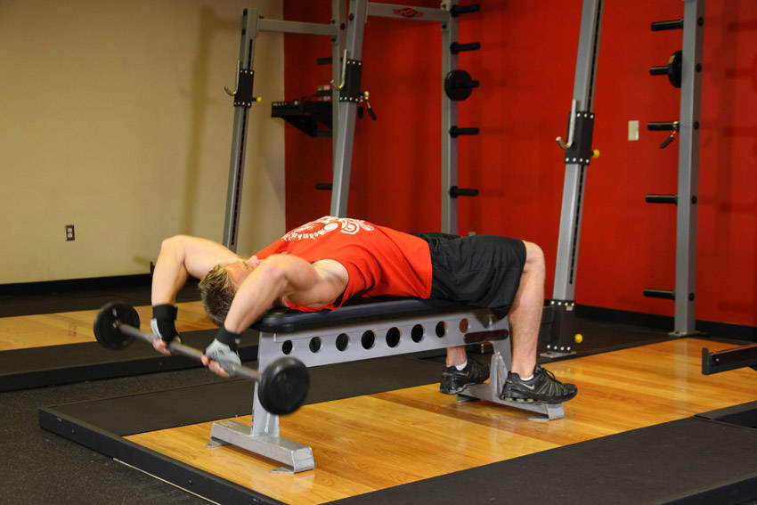 Bent-Arm Barbell Pullover