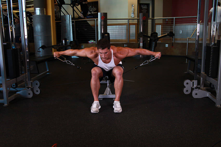 Cable Seated Lateral Raise