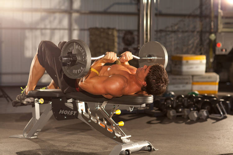 Close-Grip EZ-Bar Press