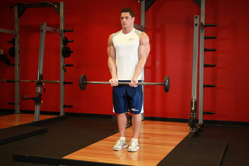 Close-Grip Standing Barbell Curl