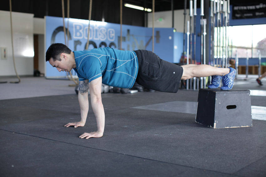Decline Push Up