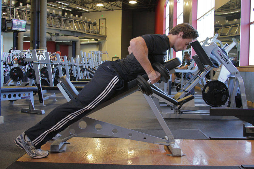Dumbbell Incline Row