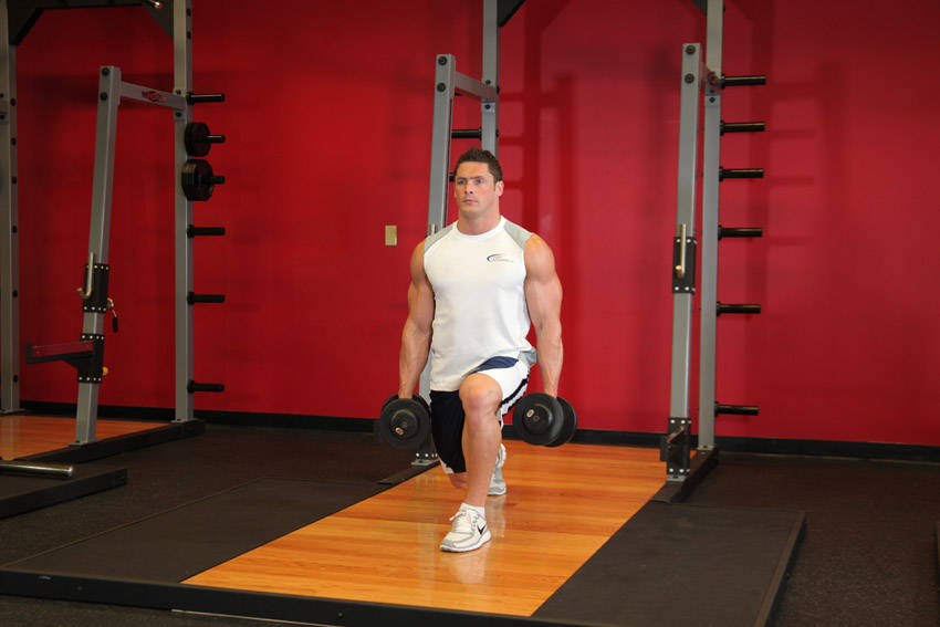 Dumbbell Rear Lunge