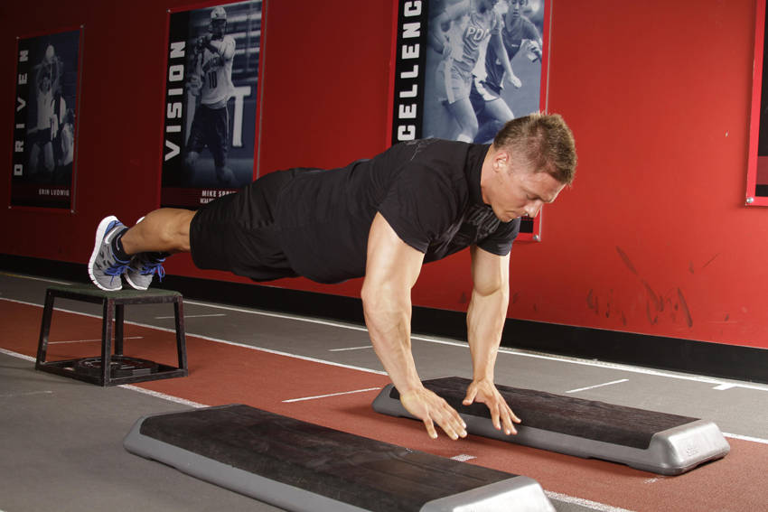 Incline Push Up Depth Jump