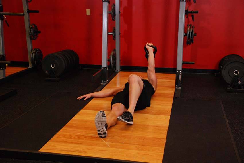 Kettlebell Turkish Get-Up (Squat style)