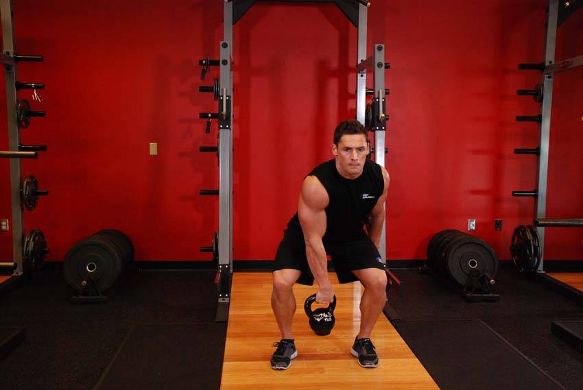 One-Arm Kettlebell Split Snatch