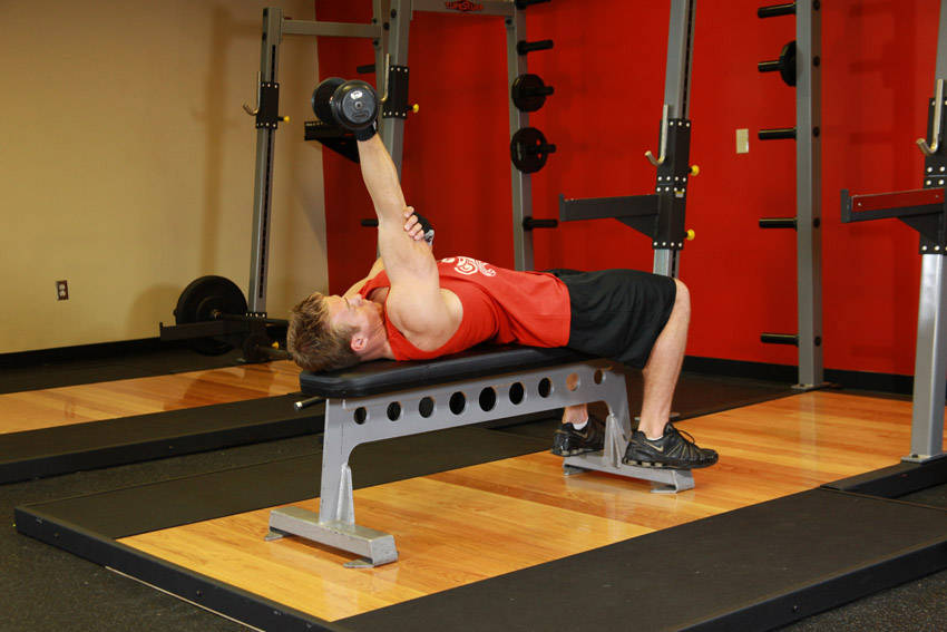 One Arm Supinated Dumbbell Triceps Extension