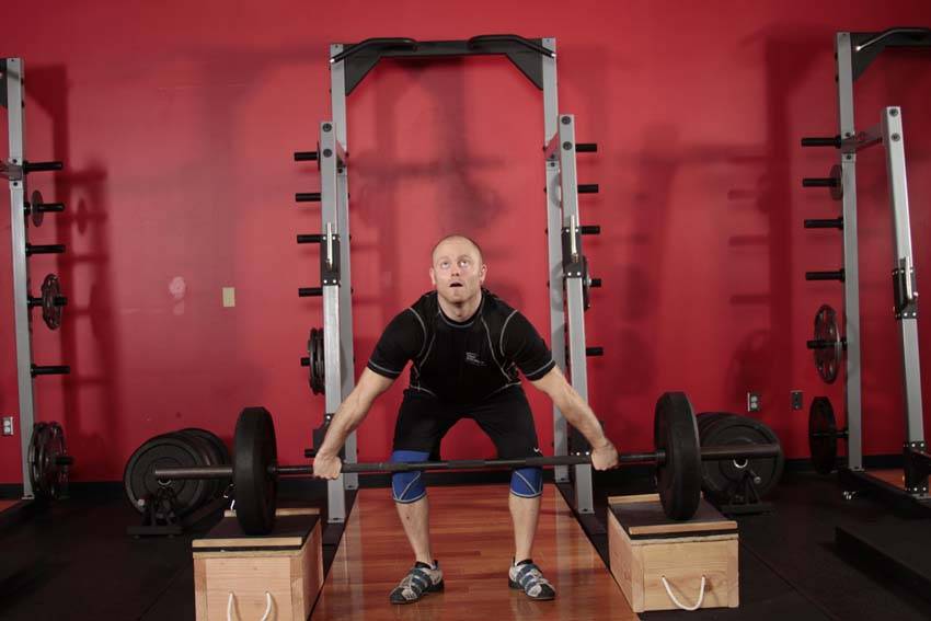 Power Snatch from Blocks