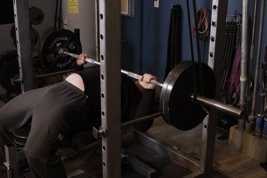 Reverse Band Bench Press