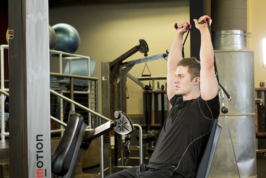 Seated Cable Shoulder Press