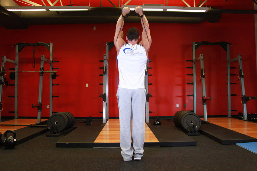 Shoulder Press - With Bands