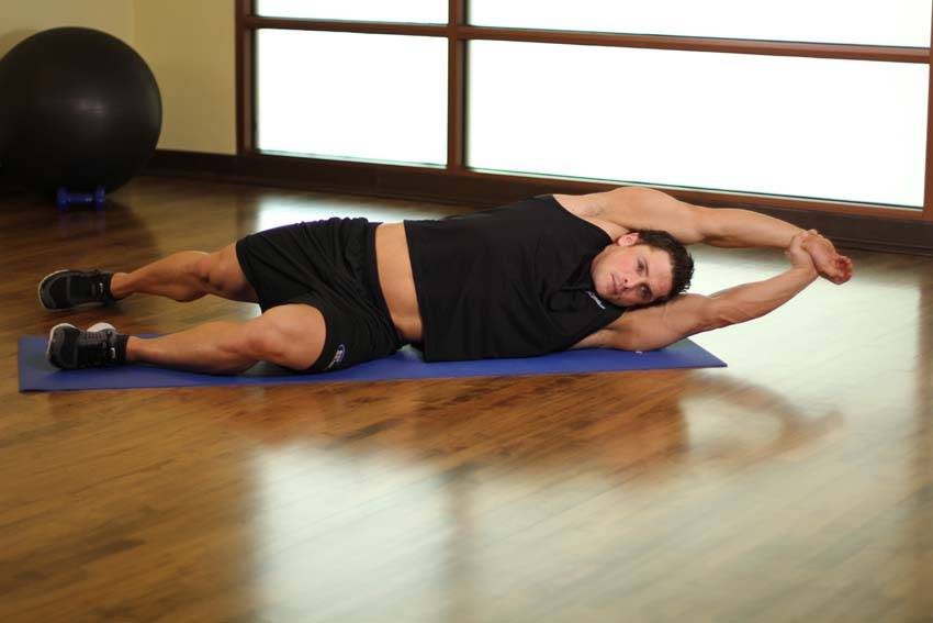 Side-Lying Floor Stretch