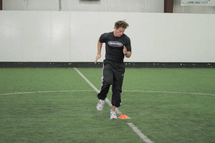 Single-Cone Sprint Drill