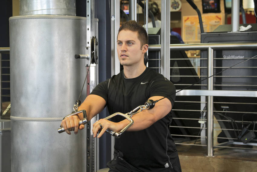 Standing Cable Chest Press
