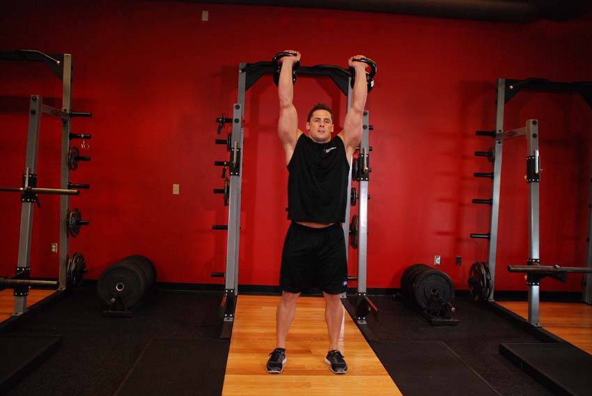 Two-Arm Kettlebell Jerk