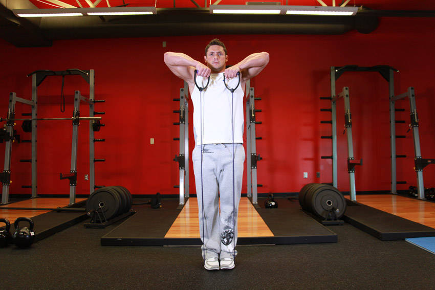 Upright Row - With Bands