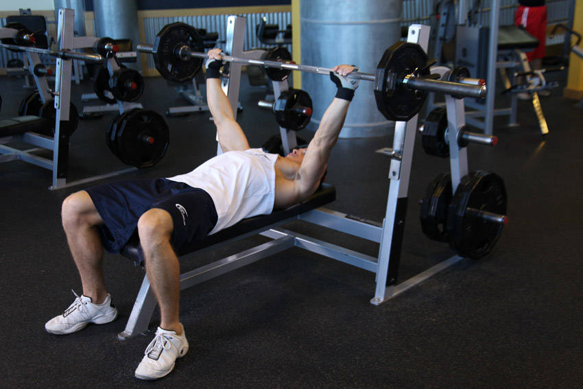 Barbell Bench Press (Wide-Grip)