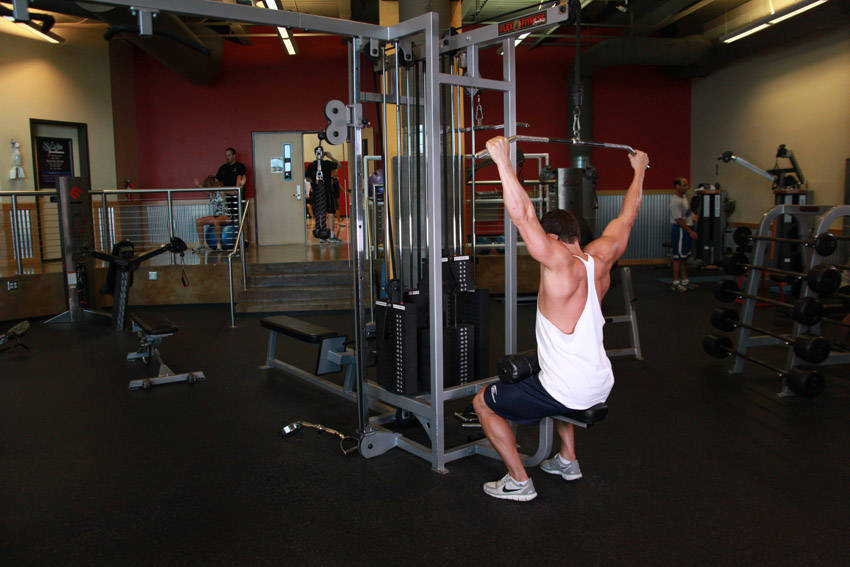 Wide-Grip Pulldown Behind The Neck